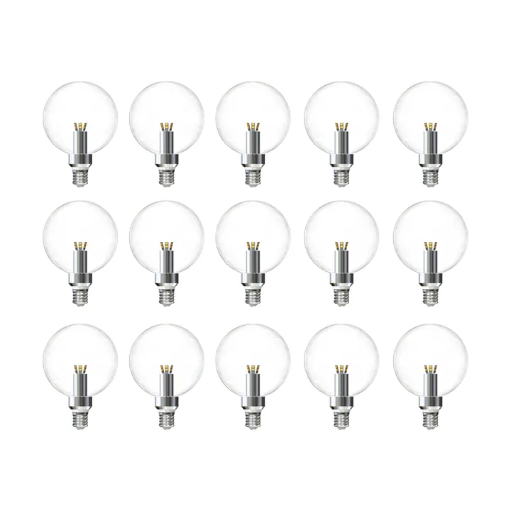 LED glob retrofit dæmpbar lyskilde E27 15-pak - 2500K 170 lm 3 W - Flos