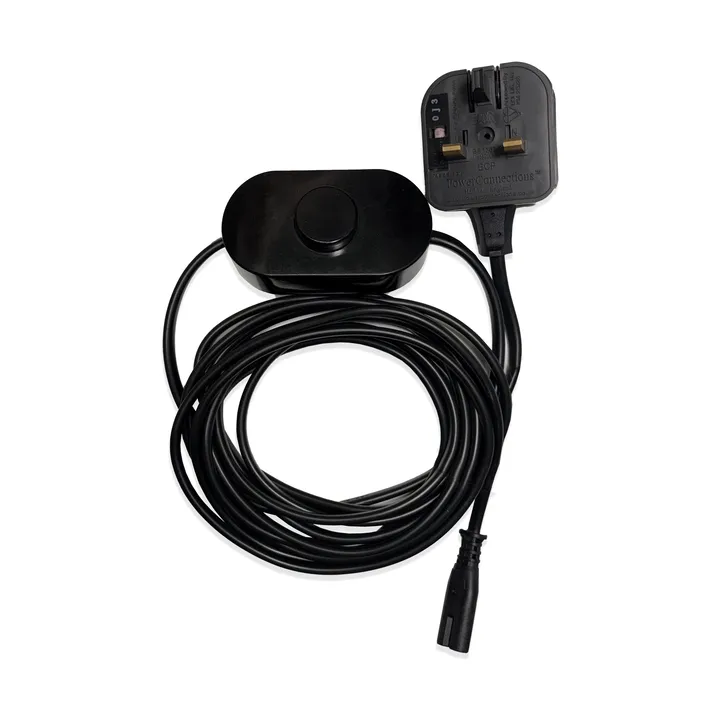 Maap kabel med afbryder og britisk stikprop - Reservedel - Flos