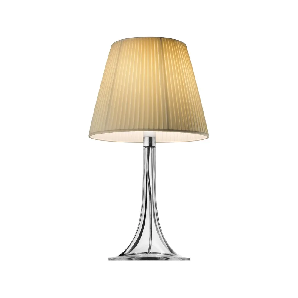 Miss K Soft bordlampe, Beige-transparent fod Flos