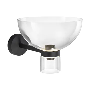 Nocturne Bowl væglampe - sort - Flos