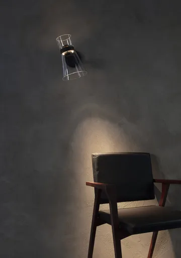 Nocturne Cone væglampe - sort - Flos