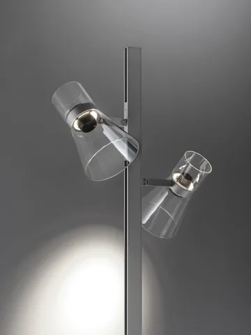 Nocturne F2 cone gulvlampe - Silver - Flos