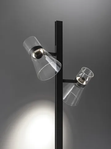 Nocturne F2 cone gulvlampe - sort - Flos