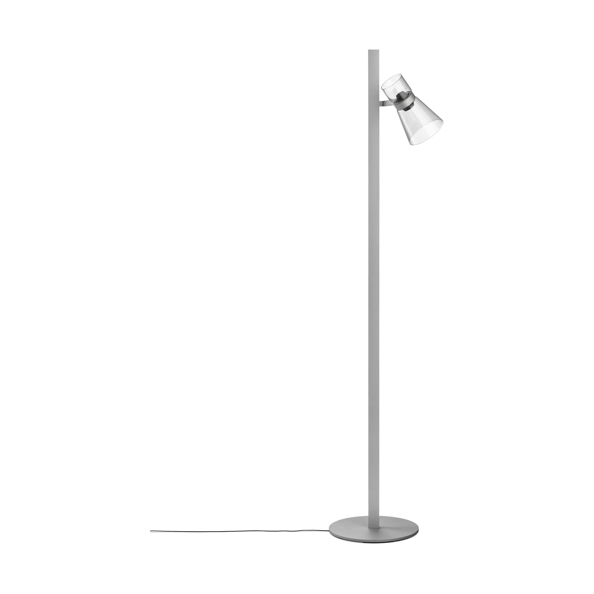 Nocturne FI cone gulvlampe - Silver,  Flos
