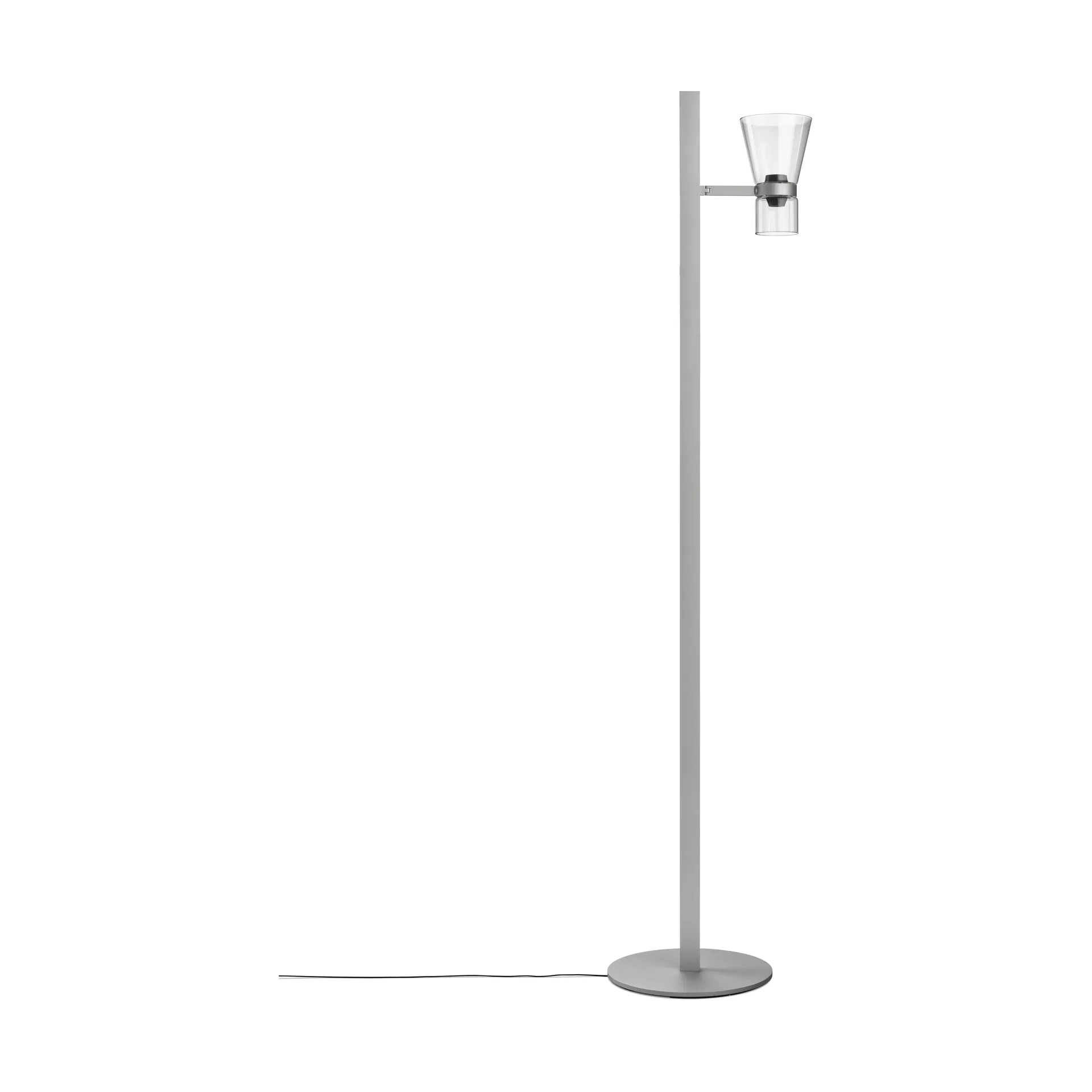 Nocturne FI cone gulvlampe - Silver,  Flos