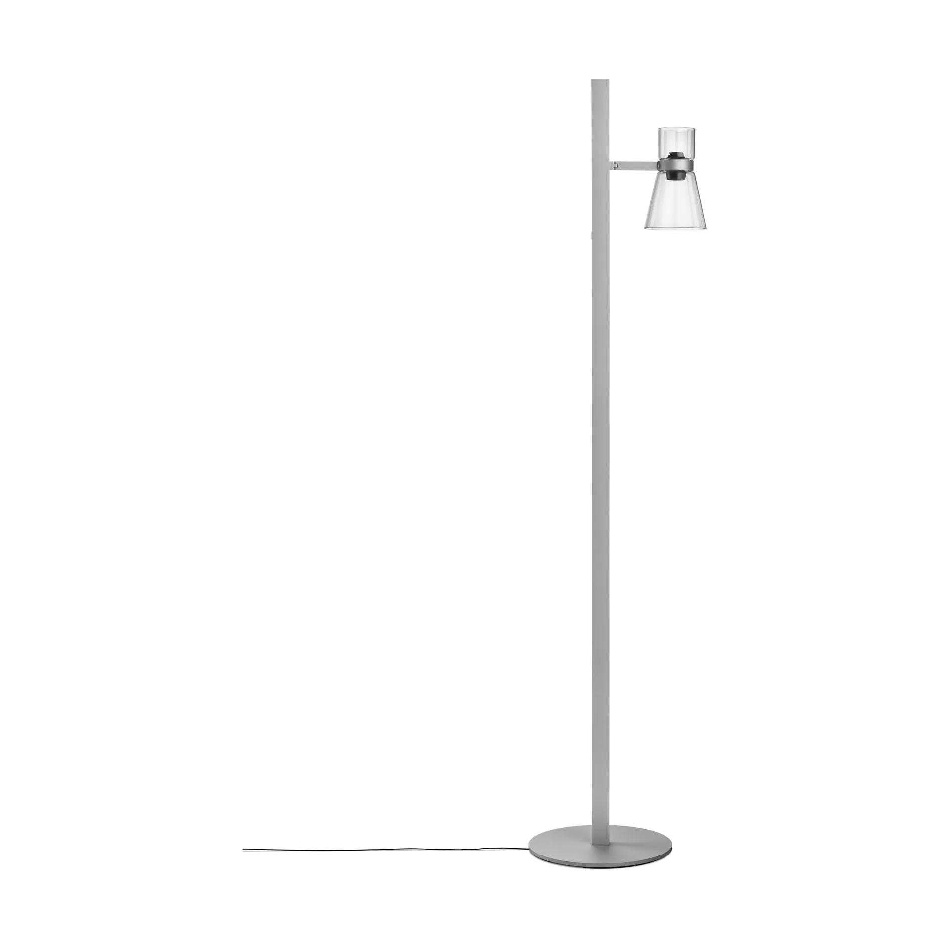 Nocturne FI cone gulvlampe - Silver,  Flos