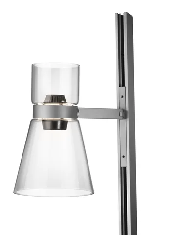 Nocturne FI cone gulvlampe - Silver - Flos