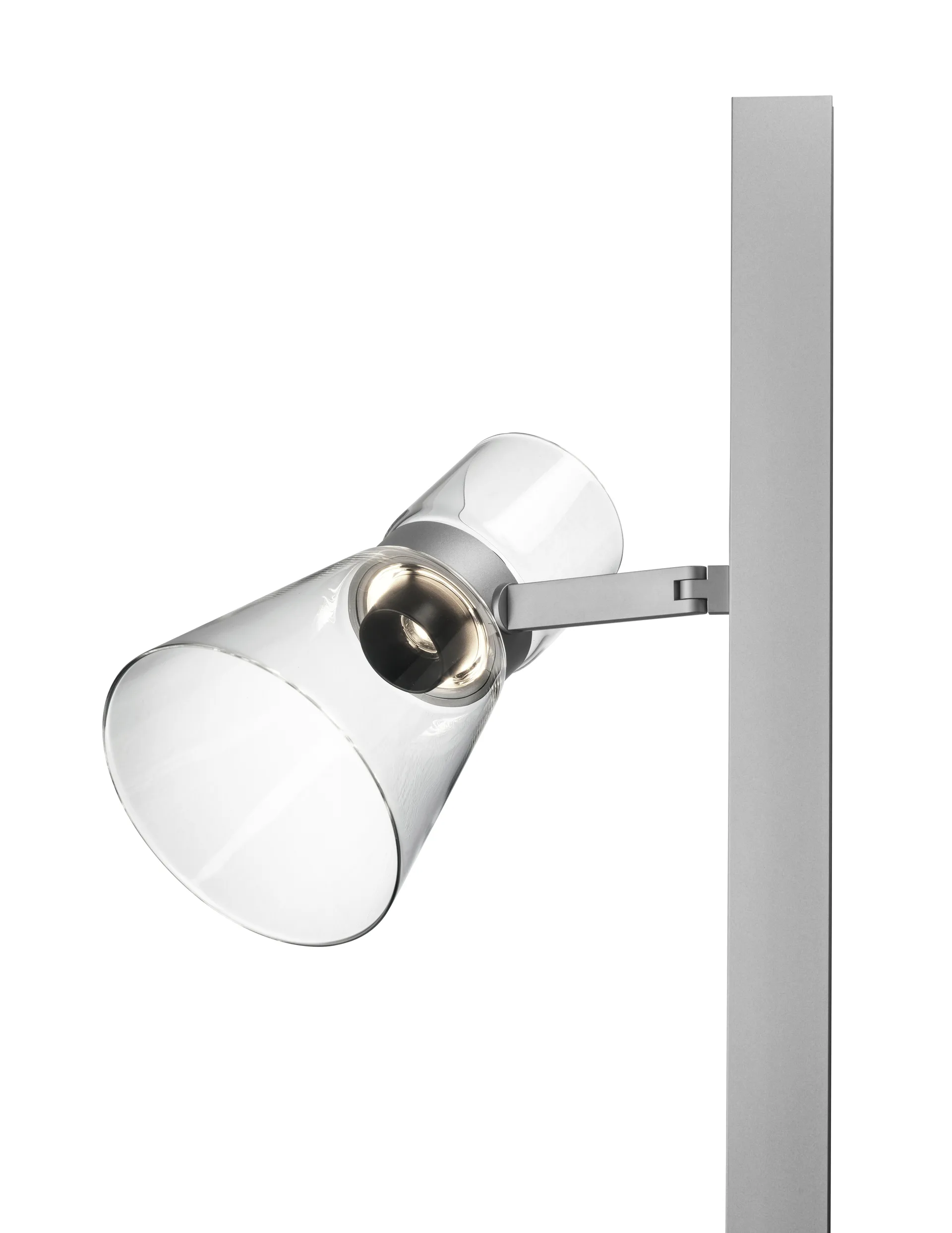 Nocturne FI cone gulvlampe - Silver,  Flos