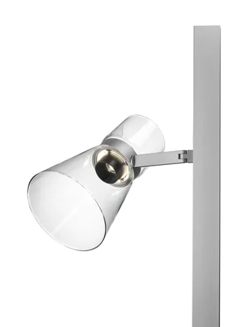Nocturne FI cone gulvlampe - Silver - Flos