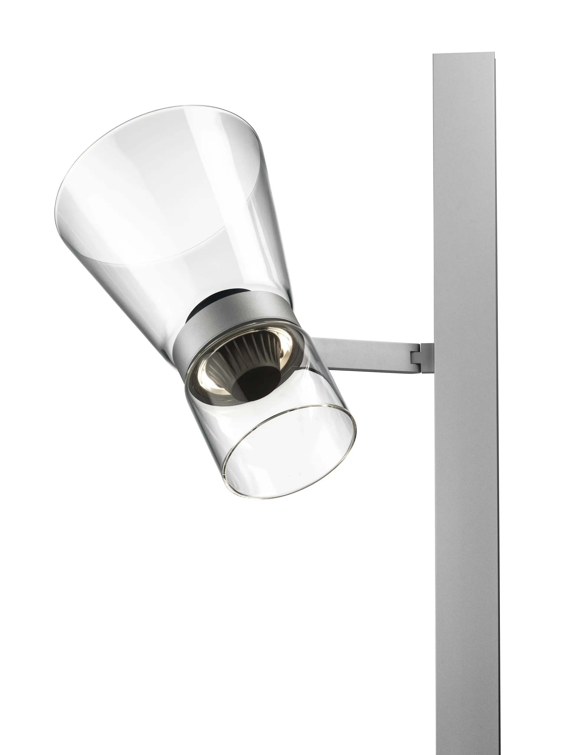 Nocturne FI cone gulvlampe - Silver,  Flos