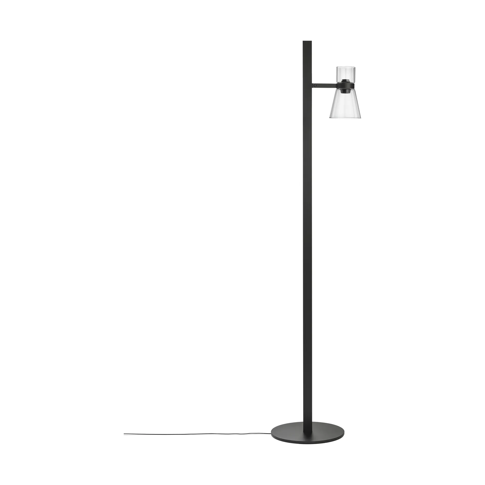 Nocturne FI cone gulvlampe - sort,  Flos