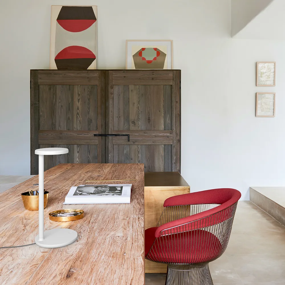 Oblique bordlampe, Antracit Flos