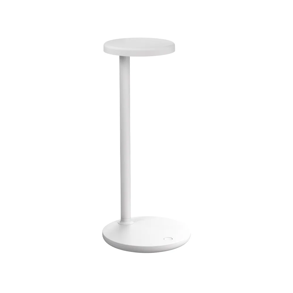 Oblique bordlampe, Hvid Flos