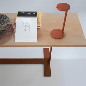 Oblique Qi bordlampe - Rustfarvet - Flos