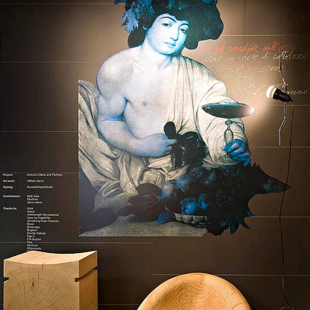 Parentesi gulv- og loftslampe Flos