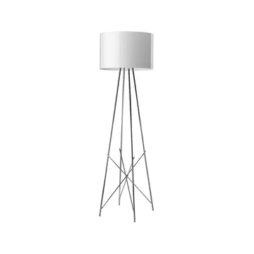 Ray F2 gulvlampe - Hvid-krom - Flos