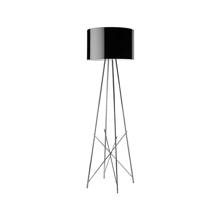 Ray F2 gulvlampe - Sort-krom - Flos