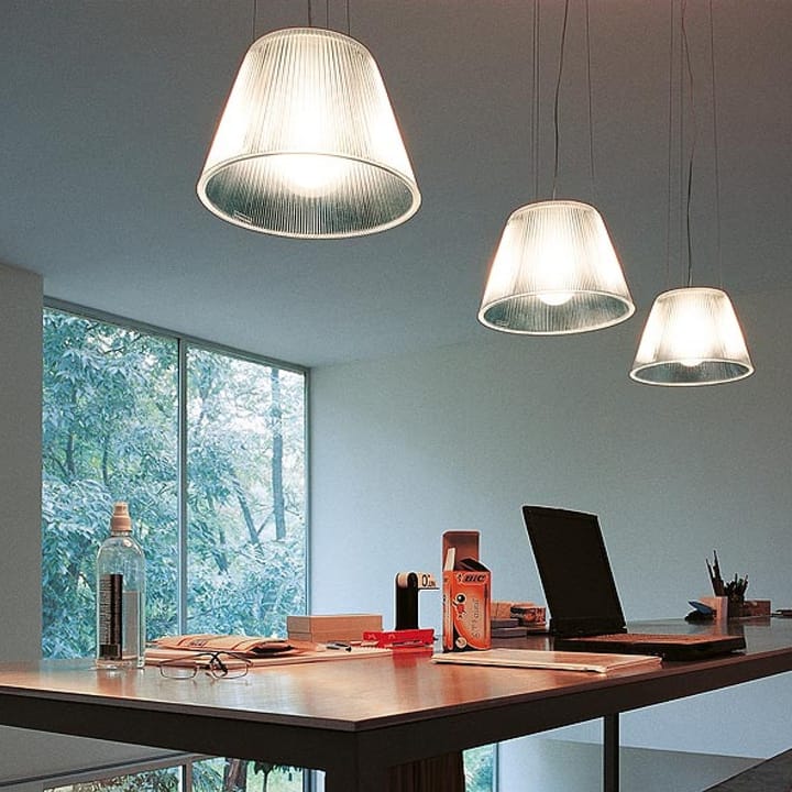 Romeo Moon S1 pendel, Hvid-glas Flos