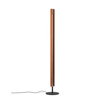 Seki-han gulvlampe 226 cm - Heat treatened ash-black metal - Flos