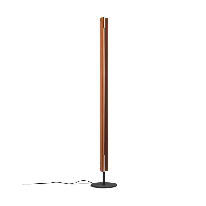Seki-han gulvlampe 226 cm, Heat treatened ash-black metal Flos