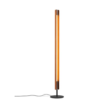 Seki-han gulvlampe 226 cm - Heat treatened ash-black metal - Flos