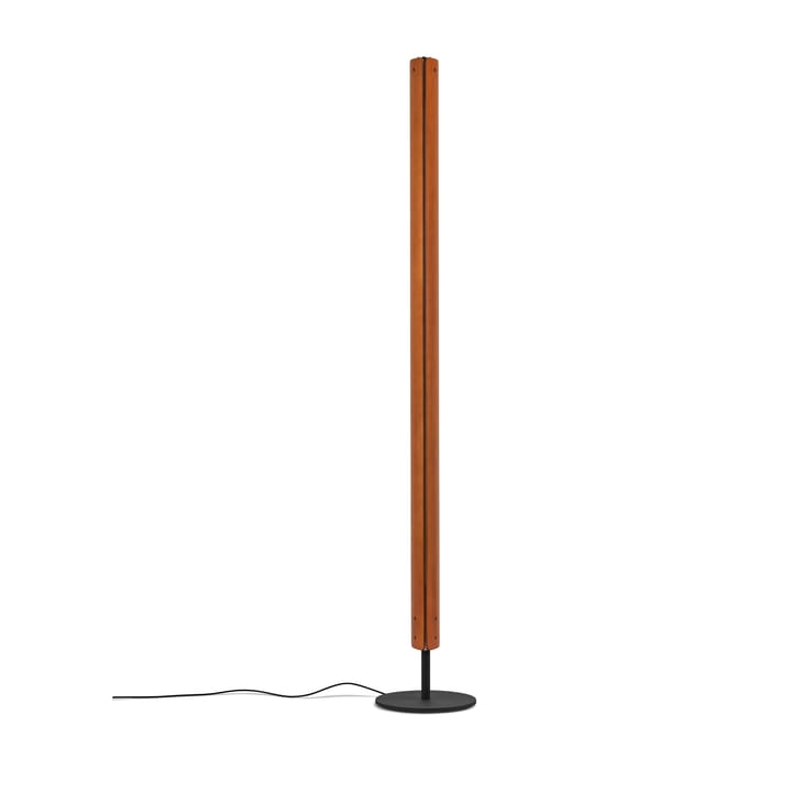 Seki-han gulvlampe 226 cm, Heat treatened ash-black metal Flos
