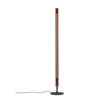 Seki-han gulvlampe 226 cm - Heat treatened ash-black metal - Flos