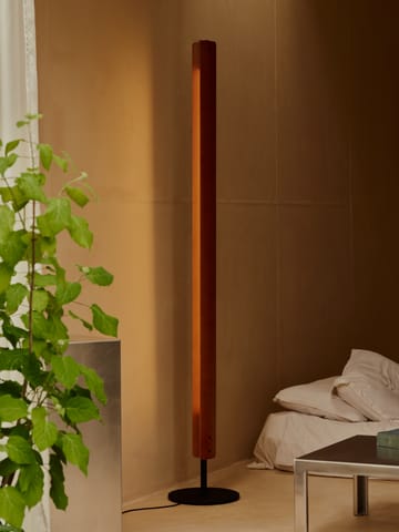 Seki-han gulvlampe 226 cm - Heat treatened ash-black metal - Flos