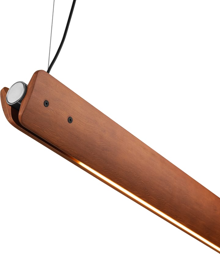 Seki-han pendel 212,5 cm, Heat treatened ash-black metal Flos