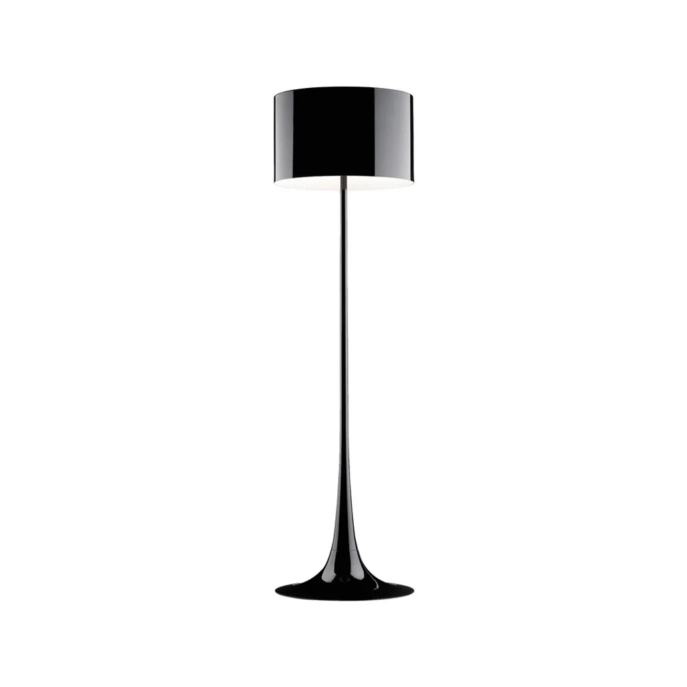 Spun Light F gulvlampe, Sort Flos