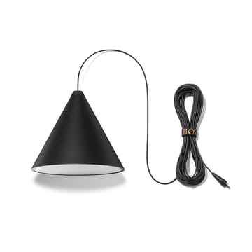 String Light Cone pendel - Sort, 12 m kabel - Flos