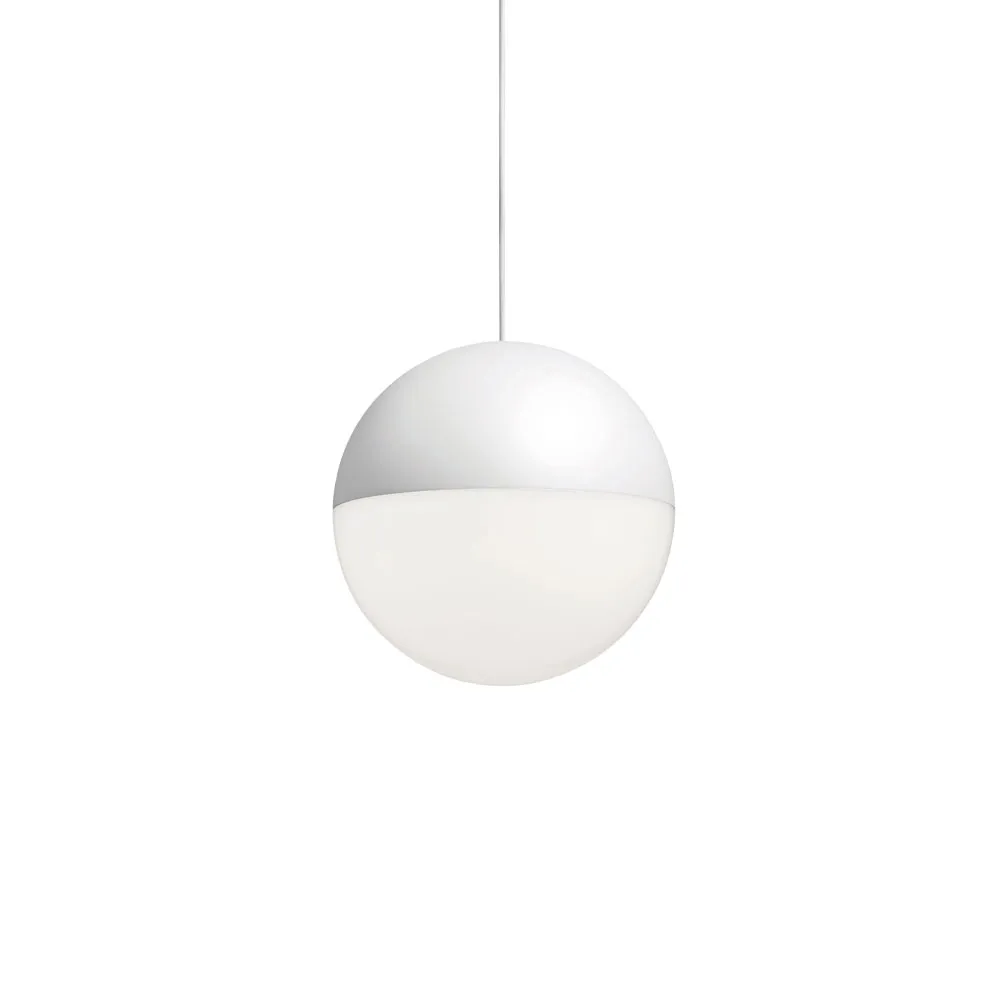 String Light Sphere pendel, Hvid, 12 m kabel Flos