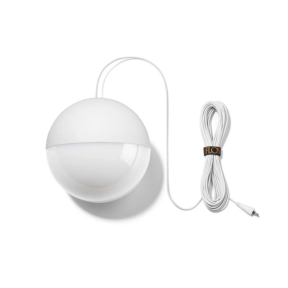 String Light Sphere pendel, Hvid, 22 m kabel Flos