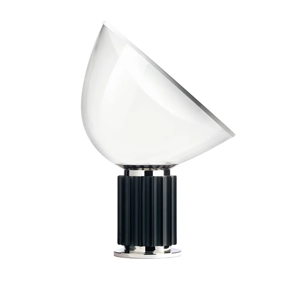Taccia PMMA bordlampe, Sort LED Flos