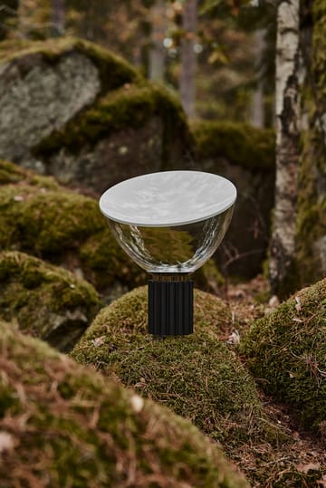 Taccia Small bordlampe LED 48,5 cm - Sort glaskuppel - Flos