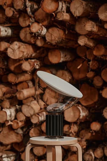 Taccia Small bordlampe LED 48,5 cm - Sort glaskuppel - Flos