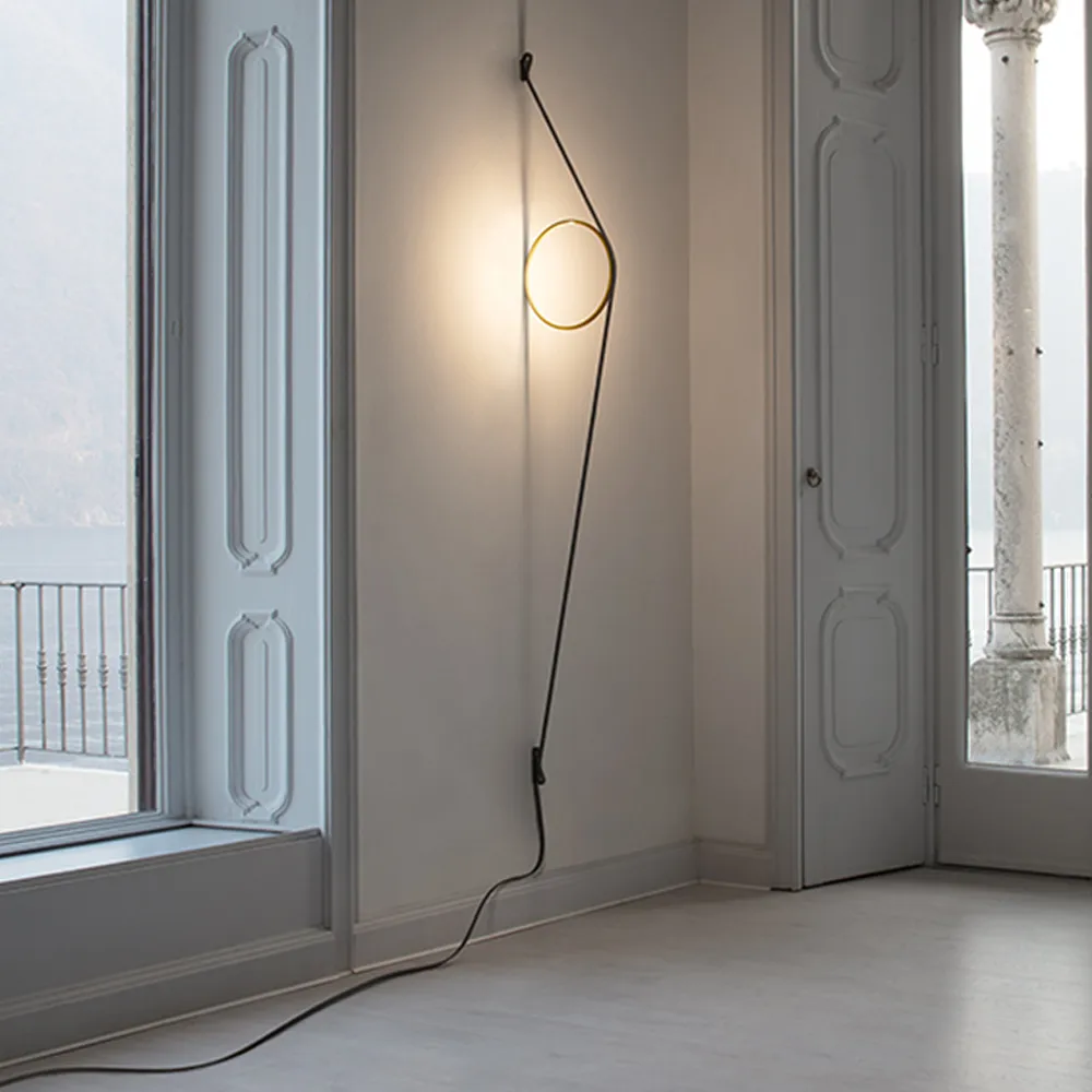 Wirering væglampe, Grå-grå Flos