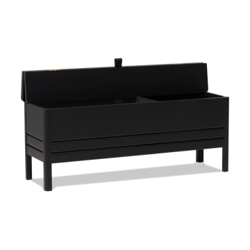 A Line opbevaringsbænk 111 cm - Black - Form & Refine