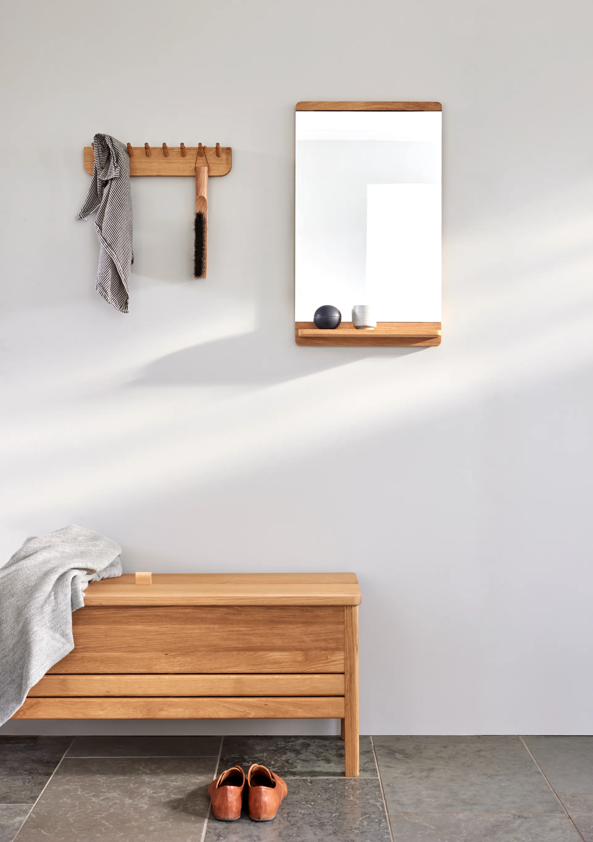 A Line opbevaringsbænk 111 cm, Eg Form & Refine