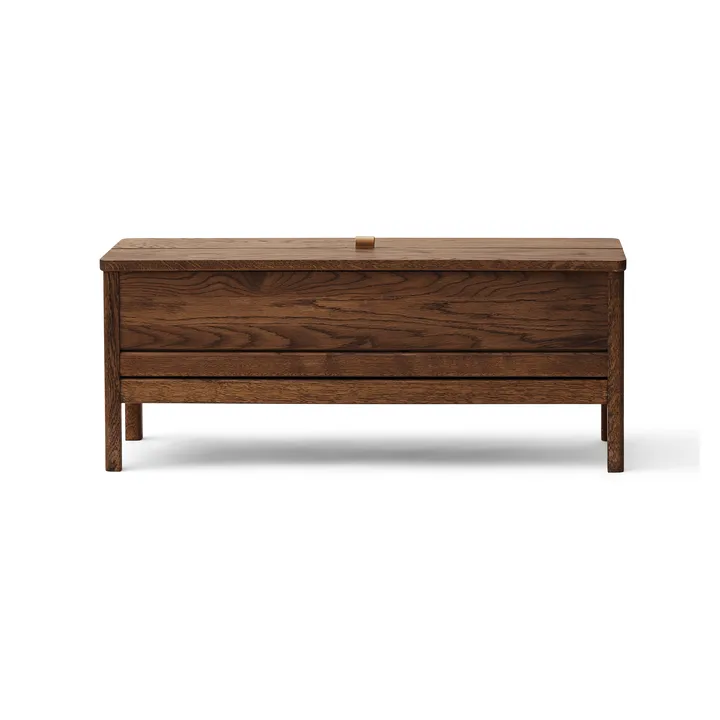 A Line opbevaringsbænk 111 cm - Røget eg - Form & Refine