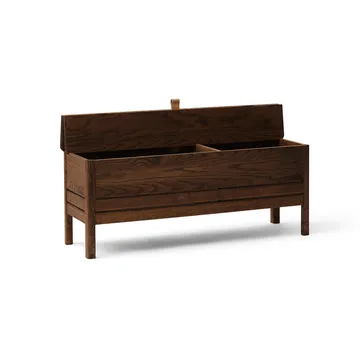 A Line opbevaringsbænk 111 cm - Røget eg - Form & Refine
