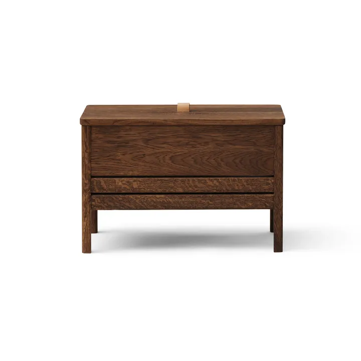A Line opbevaringsbænk 68 cm - Røget eg - Form & Refine