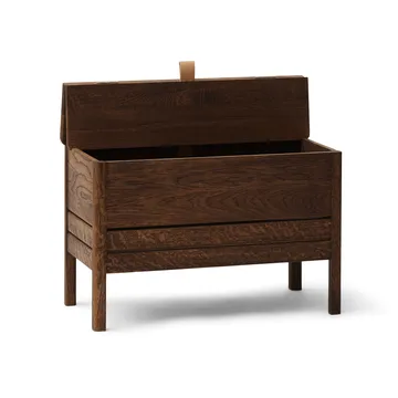 A Line opbevaringsbænk 68 cm - Røget eg - Form & Refine