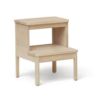 A line rund trinskammel - Hvid eg, Ø38x47,5 cm - Form & Refine