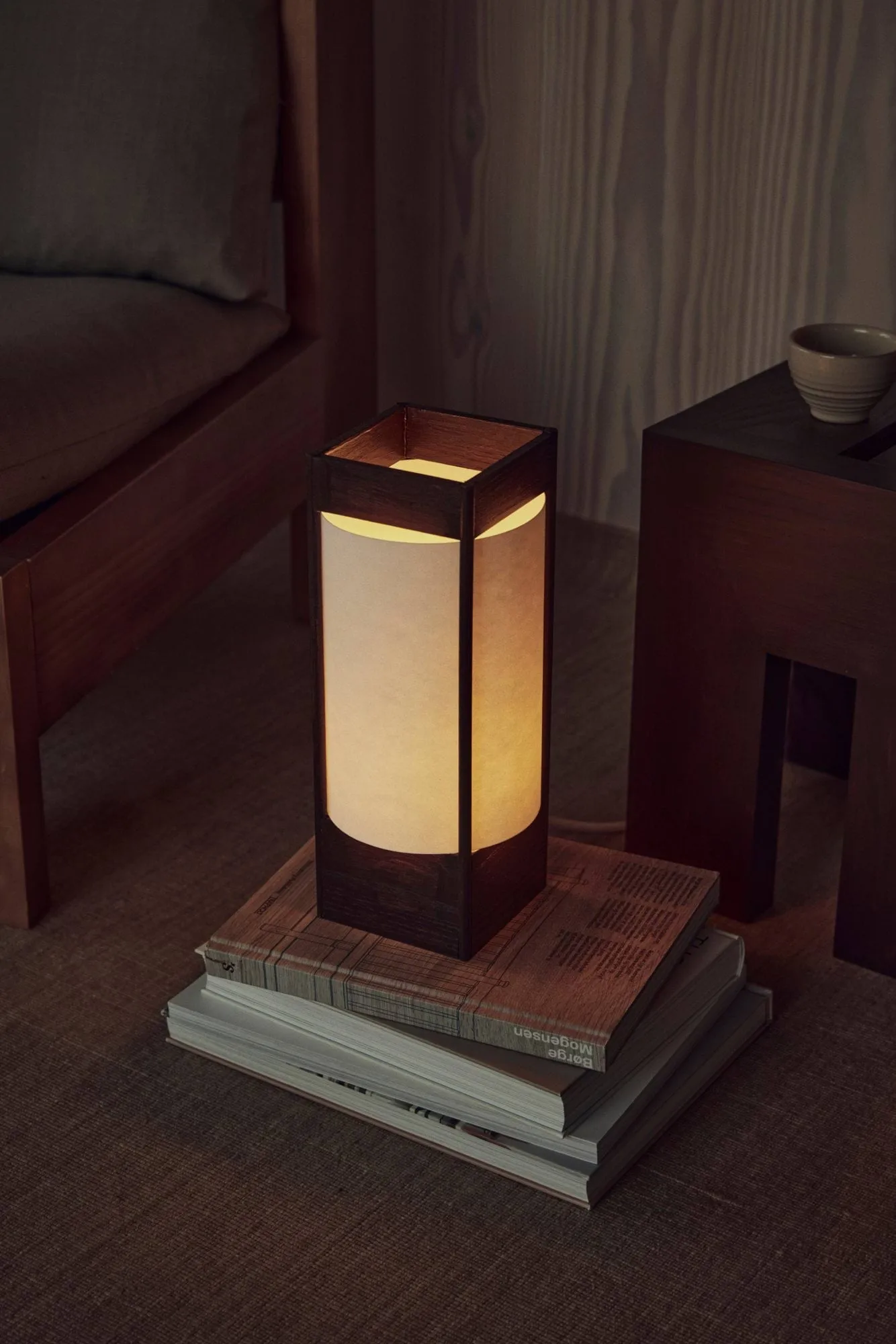 Andon bordlampe, Ask, 32 cm Form & Refine