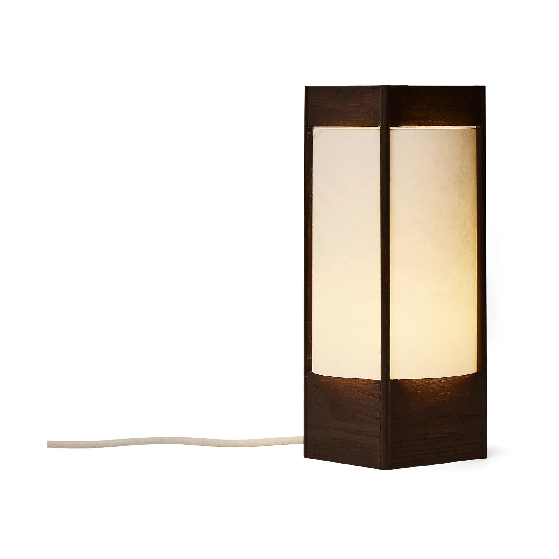 Andon bordlampe, Mørkebrun ask, 32 cm Form & Refine