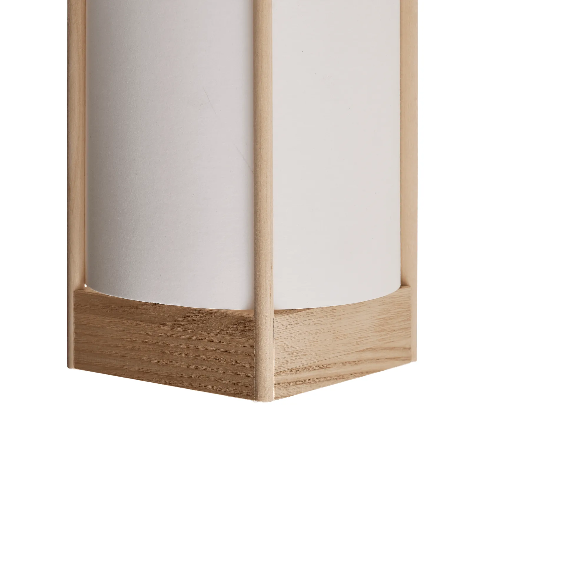 Andon pendelampe, Ask, lille Form & Refine