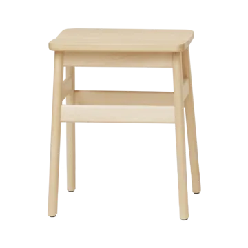 Angle Standard rund skammel 45 cm - Bøg, Ø32x46 cm - Form & Refine