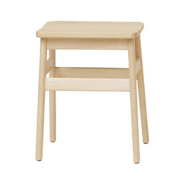 Angle Standard rund skammel 45 cm - Bøg, Ø32x46 cm - Form & Refine