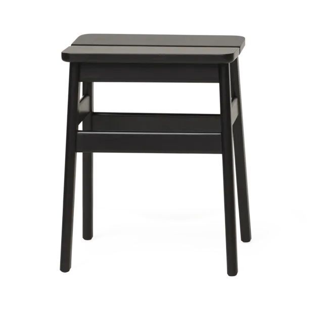 Angle Standard rund skammel 45 cm - Black, Ø32x46 cm - Form & Refine